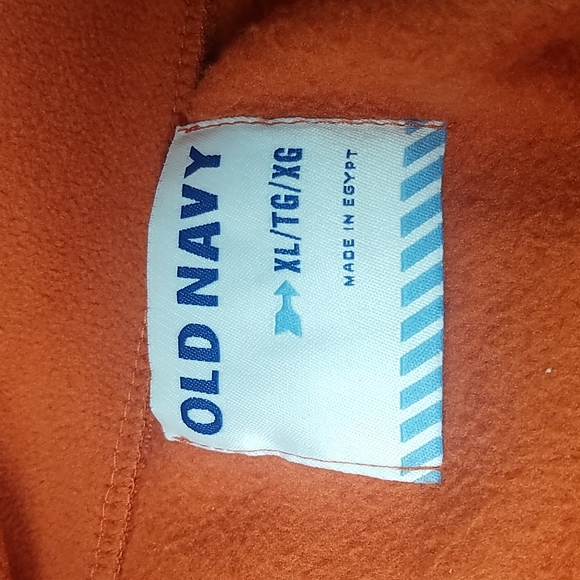 Old Navy Orange Fleece Pullover Sweater - Picture 4 of 6